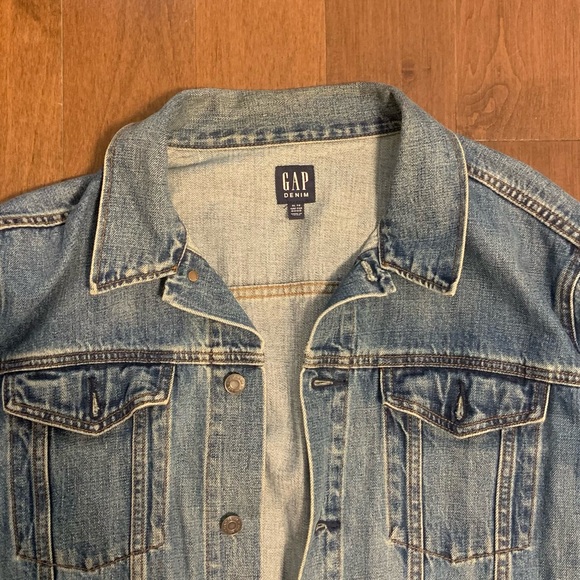 GAP 100% cotton men's XL jean jacket - Picture 2 of 5
